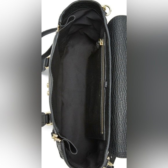 3.1 Philip Lim Medium Pashli Satchel in Black/Gold - Picture 2 of 6